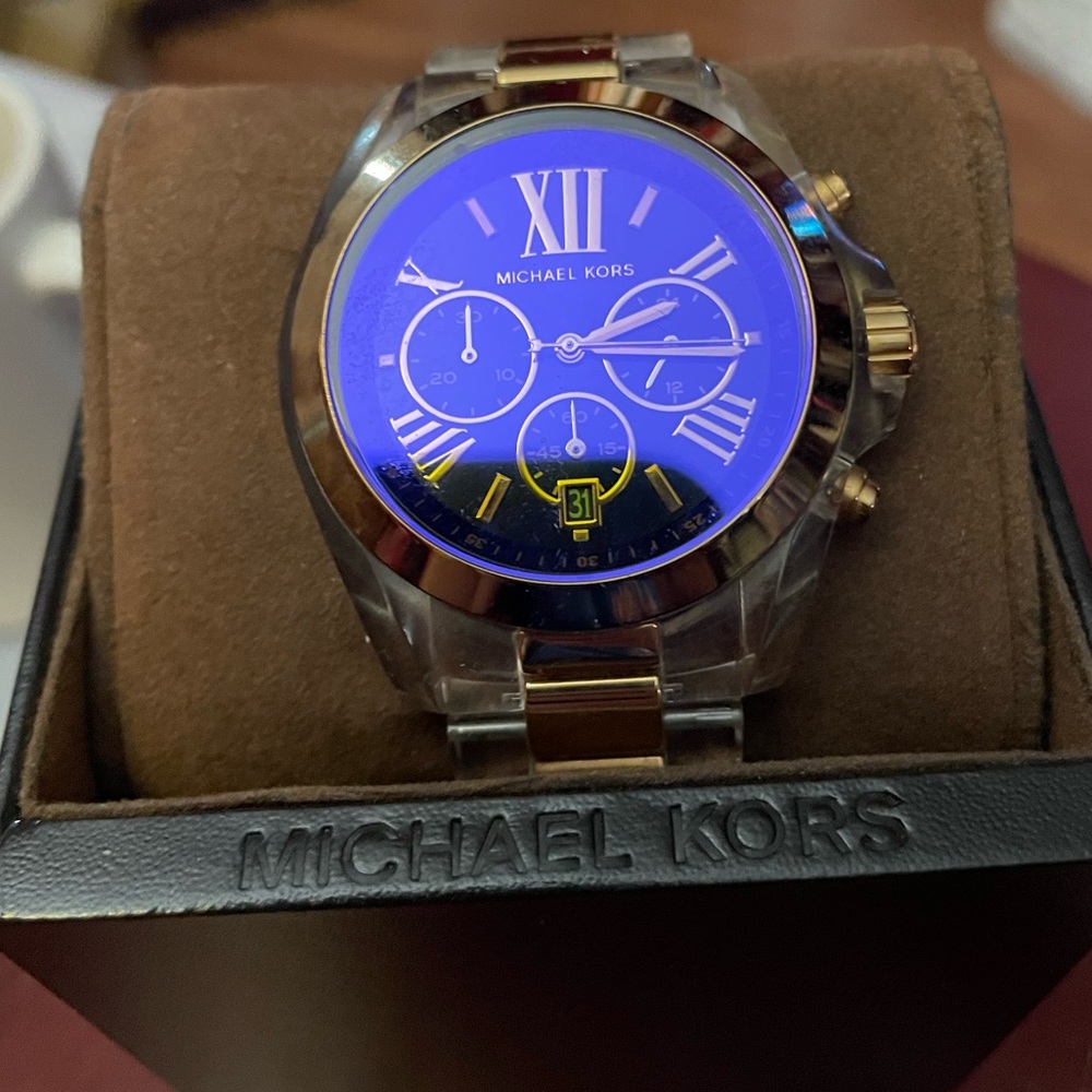 Michael Kors Watch- Women’s Clear & Rose Gold